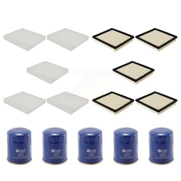 5x Air + 5x Cabin + 5x Engine Oil Filter (15 Total) Kit For Subaru Crosstrek Impreza KFM-102855