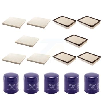 5x Air + 5x Cabin + 5x Engine Oil Filter (15 Total) Kit For 2004 GMC Yukon XL 1500 2500 KFM-102861