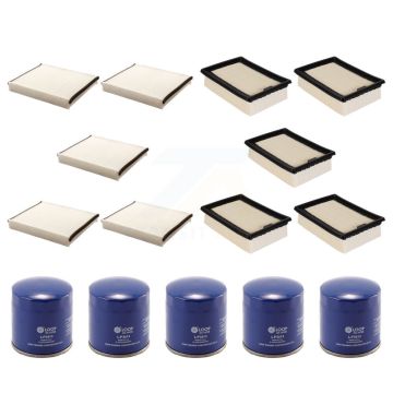 5x Air + 5x Cabin + 5x Engine Oil Filter (15 Total) Kit For Ford Escape Transit Connect KFM-102863