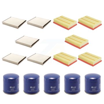 5x Air + 5x Cabin + 5x Engine Oil Filter (15 Total) Kit For Ford Transit Connect 2.0L KFM-102865