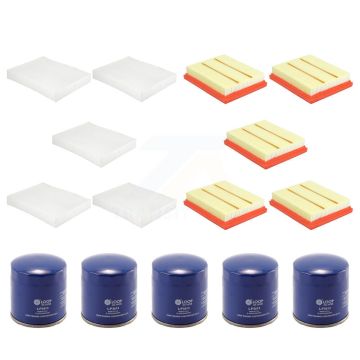 5x Air + 5x Cabin + 5x Engine Oil Filter (15 Total) Kit For Ford Escape Maverick Lincoln KFM-102867