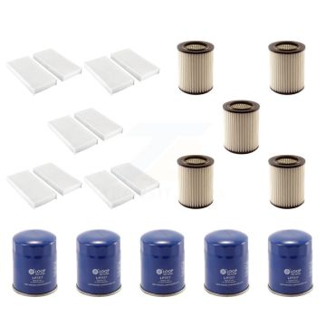 5x Air + 5x Cabin + 5x Engine Oil Filter (15 Total) Kit For Honda CR-V Civic Acura RSX KFM-102882