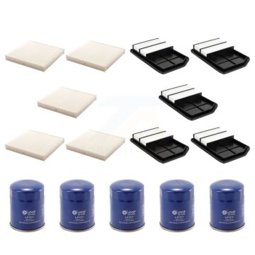 5x Air + 5x Cabin + 5x Engine Oil Filter (15 Total) Kit For Mitsubishi Outlander PHEV KFM-102893