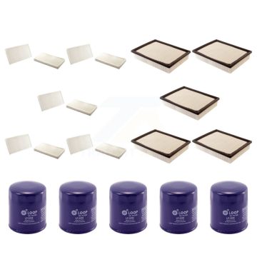 5x Air + 5x Cabin + 5x Engine Oil Filter (15 Total) Kit For Chevrolet GMC Silverado 1500 KFM-102909