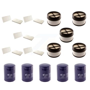 5x Air + 5x Cabin + 5x Engine Oil Filter (15 Total) Kit For GMC Chevrolet Sierra 2500 HD KFM-102911