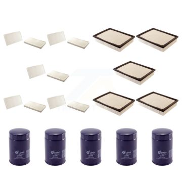 5x Air + 5x Cabin + 5x Engine Oil Filter (15 Total) Kit For GMC Sierra 1500 Chevrolet KFM-102914