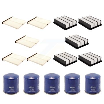 5x Air + 5x Cabin + 5x Engine Oil Filter (15 Total) Kit For Mazda CX-5 6 KFM-102922