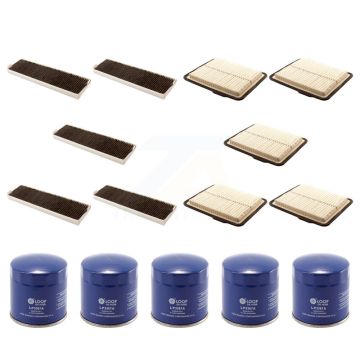5x Air + 5x Cabin + 5x Engine Oil Filter (15 Total) Kit For Chevrolet Equinox Pontiac KFM-102925