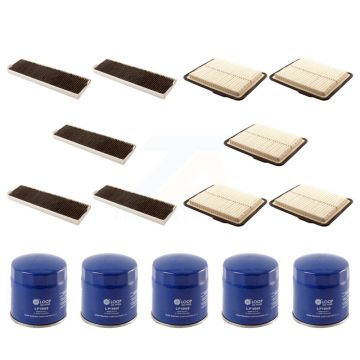 5x Air + 5x Cabin + 5x Engine Oil Filter (15 Total) Kit For Chevrolet Equinox Pontiac KFM-102926
