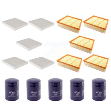 5x Air + 5x Cabin + 5x Engine Oil Filter (15 Total) Kit For GMC Chevrolet Sierra 2500 HD KFM-102929