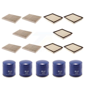 5x Air + 5x Cabin + 5x Engine Oil Filter (15 Total) Kit For Dodge Caravan Grand Chrysler KFM-102937