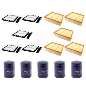 5x Air + 5x Cabin + 5x Engine Oil Filter (15 Total) Kit For GMC Chevrolet Sierra 2500 HD KFM-102945