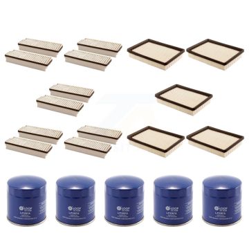 5x Air + 5x Cabin + 5x Engine Oil Filter (15 Total) Kit For Pontiac Montana Chevrolet KFM-102954