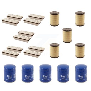 5x Air + 5x Cabin + 5x Engine Oil Filter (15 Total) Kit For 2004 Buick Rainier 4.2L KFM-102956