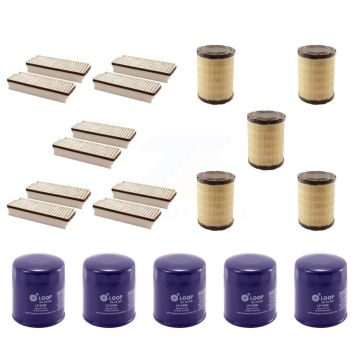 5x Air + 5x Cabin + 5x Engine Oil Filter (15 Total) Kit For 2004 Buick Rainier 5.3L KFM-102957