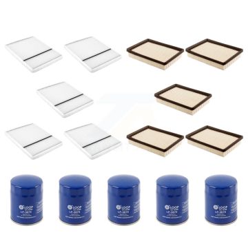 5x Air + 5x Cabin + 5x Engine Oil Filter (15 Total) Kit For Cadillac DeVille Oldsmobile KFM-102960