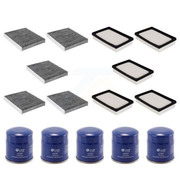 5x Air + 5x Cabin + 5x Engine Oil Filter (15 Total) Kit For Toyota Corolla Prius Prime C KFM-102976