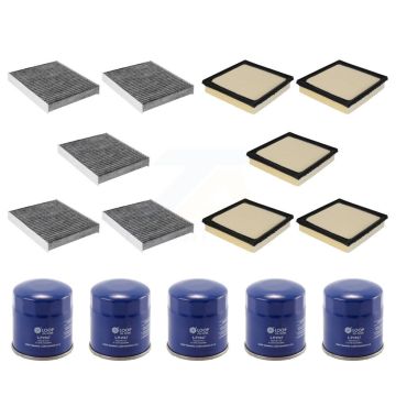 5x Air + 5x Cabin + 5x Engine Oil Filter (15 Total) Kit For Toyota RAV4 Camry Lexus NX350 KFM-102978