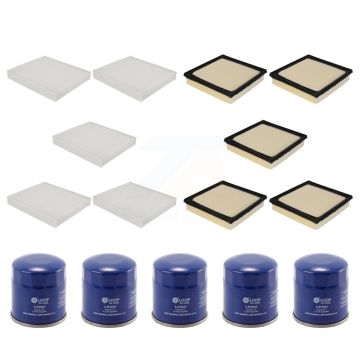 5x Air + 5x Cabin + 5x Engine Oil Filter (15 Total) Kit For Toyota RAV4 Camry Lexus NX350 KFM-102979