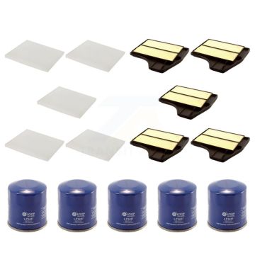 5x Air + 5x Cabin + 5x Engine Oil Filter (15 Total) Kit For Nissan Altima KFM-102986