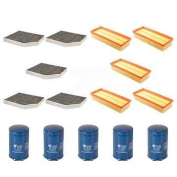 5x Air + 5x Cabin + 5x Engine Oil Filter (15 Total) Kit For Audi Q5 A4 Quattro A5 allroad KFM-102993