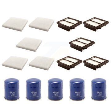 5x Air + 5x Cabin + 5x Engine Oil Filter (15 Total) Kit For 2011-2016 Honda CR-Z KFM-102996