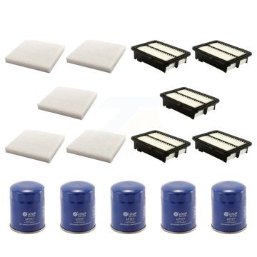 5x Air + 5x Cabin + 5x Engine Oil Filter (15 Total) Kit For 2015-2020 Honda Fit KFM-102997