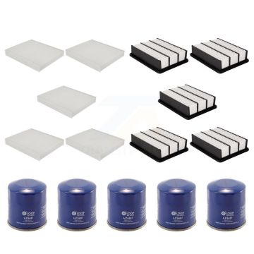 5x Air + 5x Cabin + 5x Engine Oil Filter (15 Total) Kit For 2016-2021 Mazda CX-9 KFM-103018