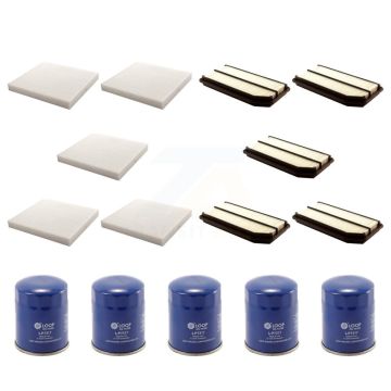 5x Air + 5x Cabin + 5x Engine Oil Filter (15 Total) Kit For 2006-2014 Honda Ridgeline KFM-103041
