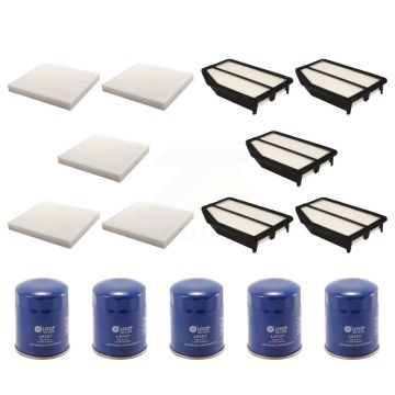5x Air + 5x Cabin + 5x Engine Oil Filter (15 Total) Kit For 2015-2016 Honda CR-V KFM-103048
