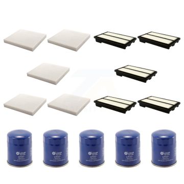5x Air + 5x Cabin + 5x Engine Oil Filter (15 Total) Kit For 2015-2020 Acura TLX 3.5L KFM-103049