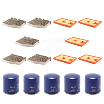 5x Air + 5x Cabin + 5x Engine Oil Filter (15 Total) Kit For Volkswagen Jetta KFM-103069