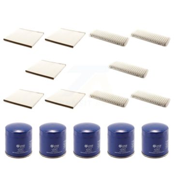 5x Air + 5x Cabin + 5x Engine Oil Filter (15 Total) Kit For 2006-2008 Lexus RX400h 3.3L KFM-103078