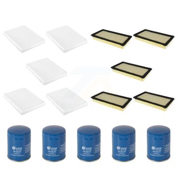 5x Air + 5x Cabin + 5x Engine Oil Filter (15 Total) Kit For Ford Explorer Flex Taurus MKT KFM-103081