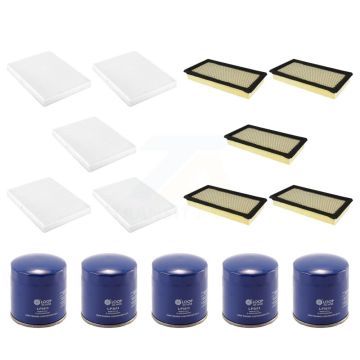 5x Air + 5x Cabin + 5x Engine Oil Filter (15 Total) Kit For Ford Explorer Taurus Lincoln KFM-103082