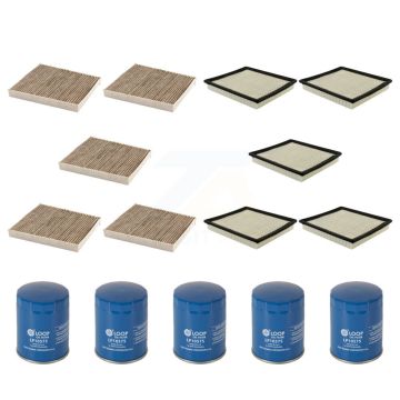 5x Air + 5x Cabin + 5x Engine Oil Filter (15 Total) Kit For Chevrolet Impala Cadillac XTS KFM-103086