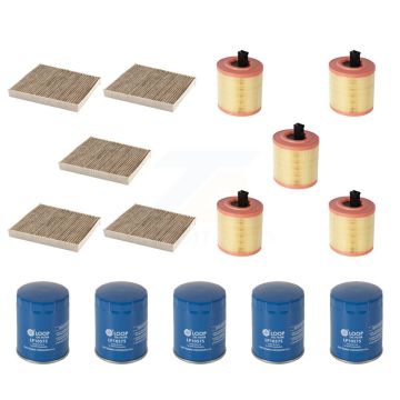 5x Air + 5x Cabin + 5x Engine Oil Filter (15 Total) Kit For Cadillac ATS KFM-103088