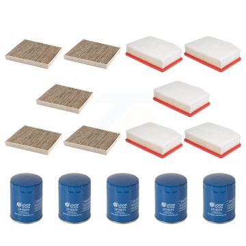 5x Air + 5x Cabin + 5x Engine Oil Filter (15 Total) Kit For GMC Chevrolet Silverado 1500 KFM-103093