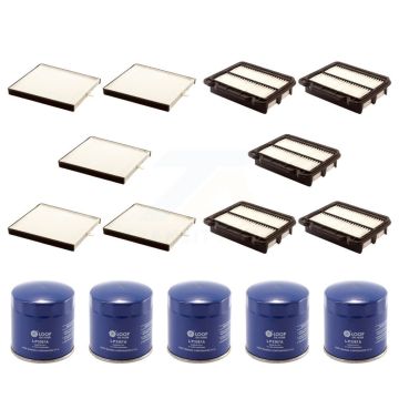 5x Air + 5x Cabin + 5x Engine Oil Filter (15 Total) Kit For Pontiac Wave Chevrolet Aveo KFM-103094