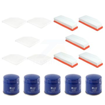 5x Air + 5x Cabin + 5x Engine Oil Filter (15 Total) Kit For 2019-2022 Jeep Cherokee 2.0L KFM-103098