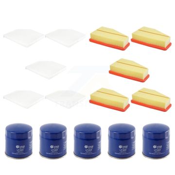 5x Air + 5x Cabin + 5x Engine Oil Filter (15 Total) Kit For 2019-2022 Jeep Cherokee 2.4L KFM-103099