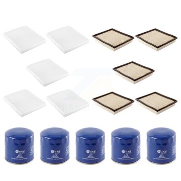 5x Air + 5x Cabin + 5x Engine Oil Filter (15 Total) Kit For Chrysler Sebring Dodge KFM-103110