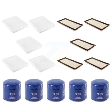 5x Air + 5x Cabin + 5x Engine Oil Filter (15 Total) Kit For Dodge Caliber KFM-103111
