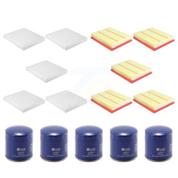 5x Air + 5x Cabin + 5x Engine Oil Filter (15 Total) Kit For 2019-2023 Ford Ranger 2.3L KFM-103135