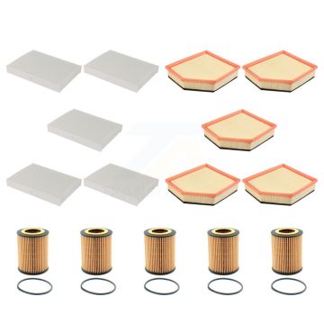 5x Air + 5x Cabin + 5x Engine Cartridge Oil Filter (15 Total) Kit For Volvo XC60 XC70 S60 KFM-103138