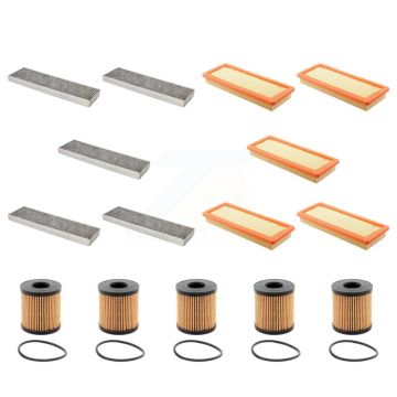 5x Air + 5x Cabin + 5x Engine Cartridge Oil Filter (15 Total) Kit For Mini Cooper Paceman KFM-103168