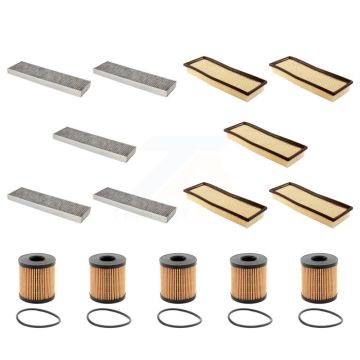 5x Air + 5x Cabin + 5x Engine Cartridge Oil Filter (15 Total) Kit For Mini Cooper Paceman KFM-103169