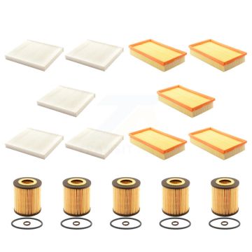 5x Air + 5x Cabin + 5x Engine Cartridge Oil Filter (15 Total) Kit For Mazda 6 2.5L KFM-103170