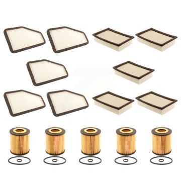5x Air + 5x Cabin + 5x Engine Cartridge Oil Filter (15 Total) Kit For Mazda Tribute KFM-103173