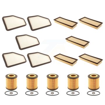 5x Air + 5x Cabin + 5x Engine Cartridge Oil Filter (15 Total) Kit For Ford Escape Mazda KFM-103174